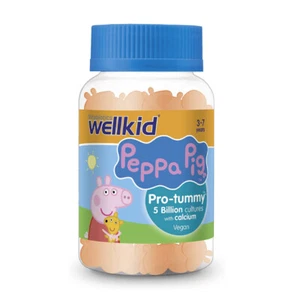 Wellkid Peppa Pig Pro-tummy 5 Billion with Calcium - 30 Soft Jellies